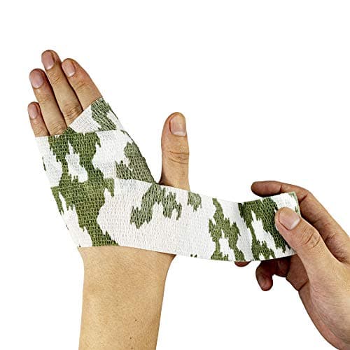 FRESINIDER 9 Rolls Self Adhesive Wrap Athletic Tape Gauze, Breathable  Elastic Cohesive Bandage for Sports Injury & Pet (7 Pcs 2x 5 Yards + 2 Pcs  1 X